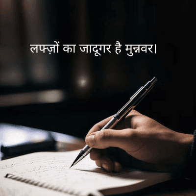 लफ्ज़ों का जादूगर है मुन्नवर ।