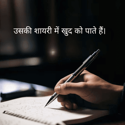 उसकी शायरी में खुद को पाते हैं।
