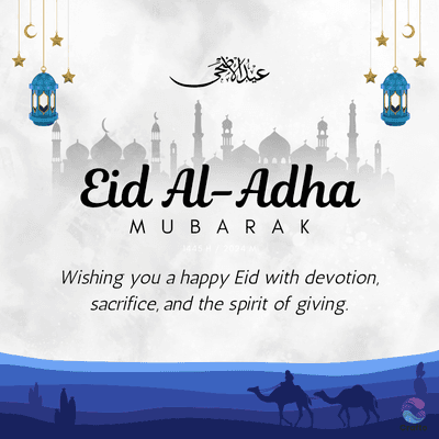 Eid Al-Adha
MUBARAK
1445
Wishing you a happy Eid with devotion,
sacrifice, and the spirit of giving.
Crafto